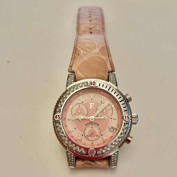 Façonnable Diamond Chronograph Facomarine Watch main image 6